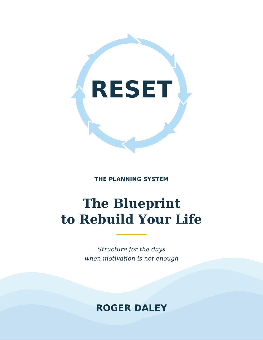 RESET — The Blueprint to Rebuild Your Life, approved digital edition cover